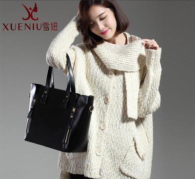 2014秋冬歐版新款純色兩穿羊毛衫 時尚與實用的針織經(jīng)典